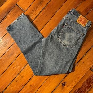 👖 Levi’s 505 Straight Leg Jeans 32x32 Light Wash Denim